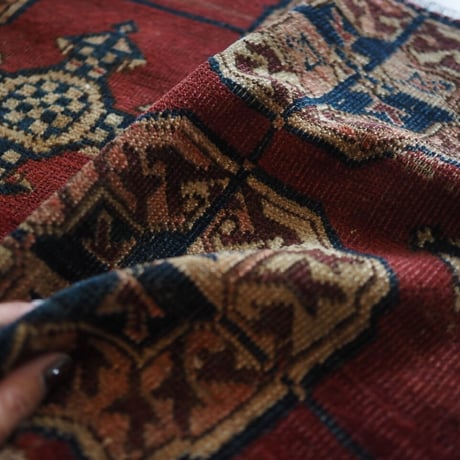 【VR319】 Vintage Turkmen rug