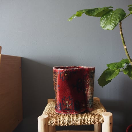 【VP052】 Afghan  Rug pot ⑥