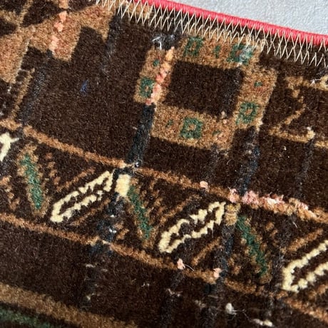 【VP051】 Afghan  Rug pot ②ベルクロ付き