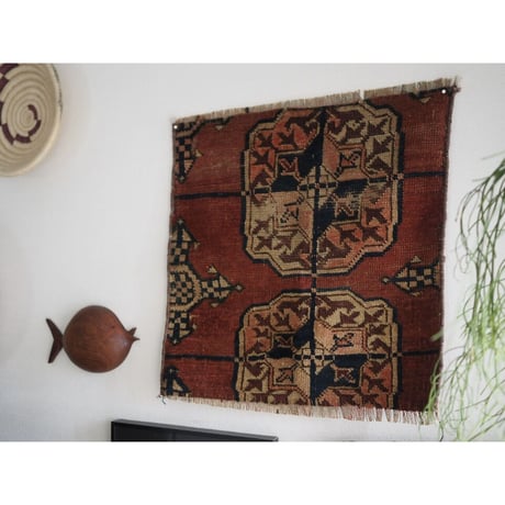 【VR319】 Vintage Turkmen rug