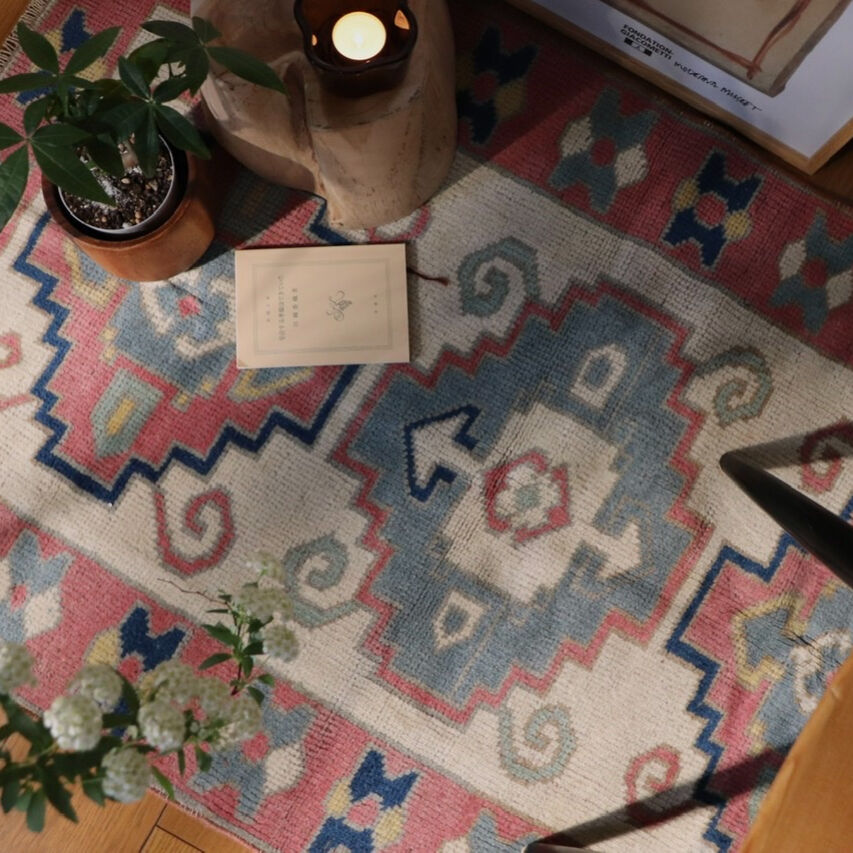 VR089】﻿Vintage Turkish Rug | Spin.