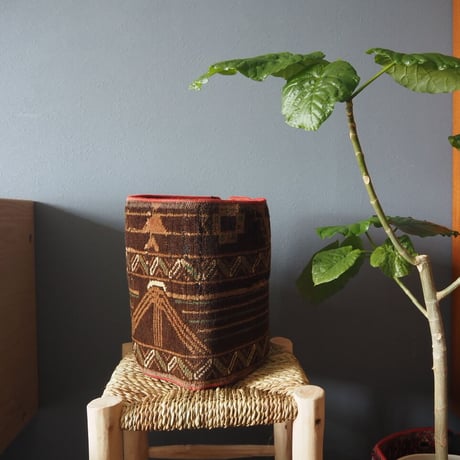 【VP051】 Afghan  Rug pot ②ベルクロ付き