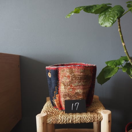 【VP052】 Afghan  Rug pot ④