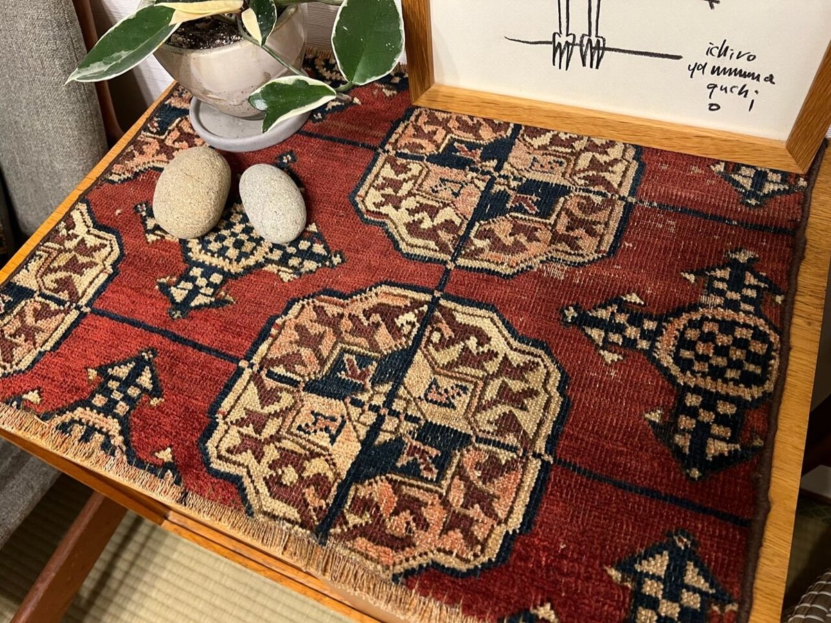 VR319】 Vintage Turkmen rug | Spin.