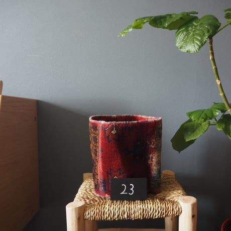 【VP052】 Afghan  Rug pot ⑥
