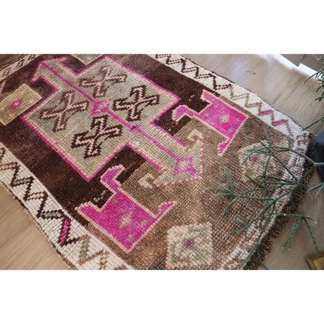 【VR054】﻿Vintage Turkish Rug