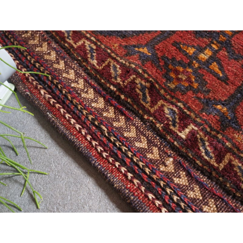 Baluch rug※こちらは専用ページです Baluch Rug 105 x 143 cm Iran-Afghanistan, 1880-1940 Wool [BA