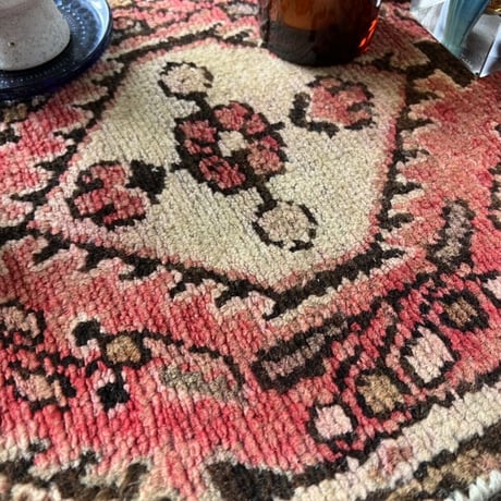 【aさまご予約品】cushion cover &mini rug