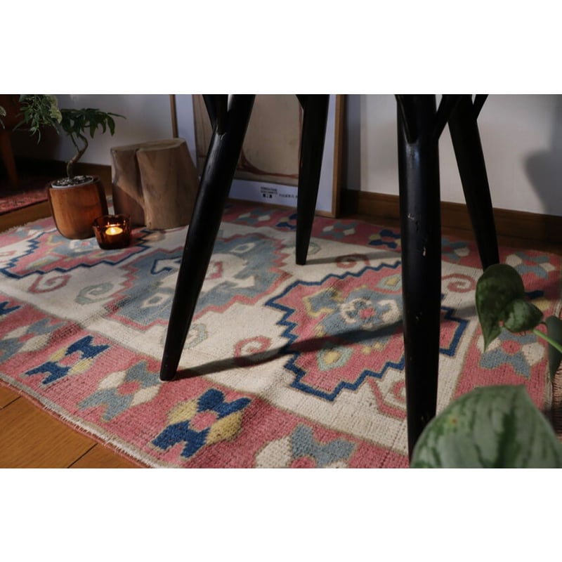 ラグ vintage turkish  rug,086 4x6 Vintage Turkish Rug — Kasra Rugs Toronto | Vintage Persian