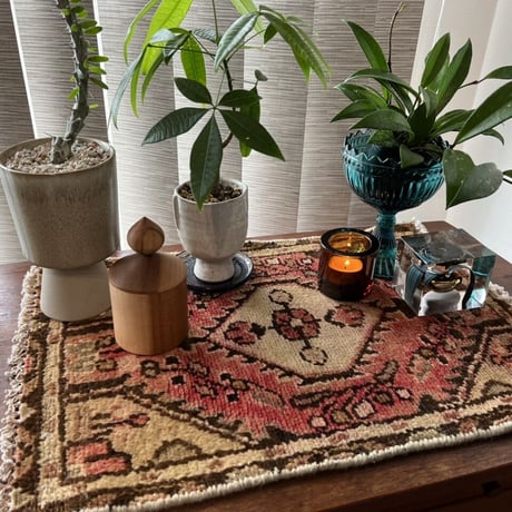 【aさまご予約品】cushion cover &mini rug