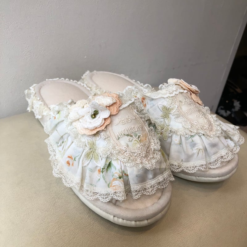 アキアカネ かかと付きスリッパ(オレンジ) | さえら POTECHINO