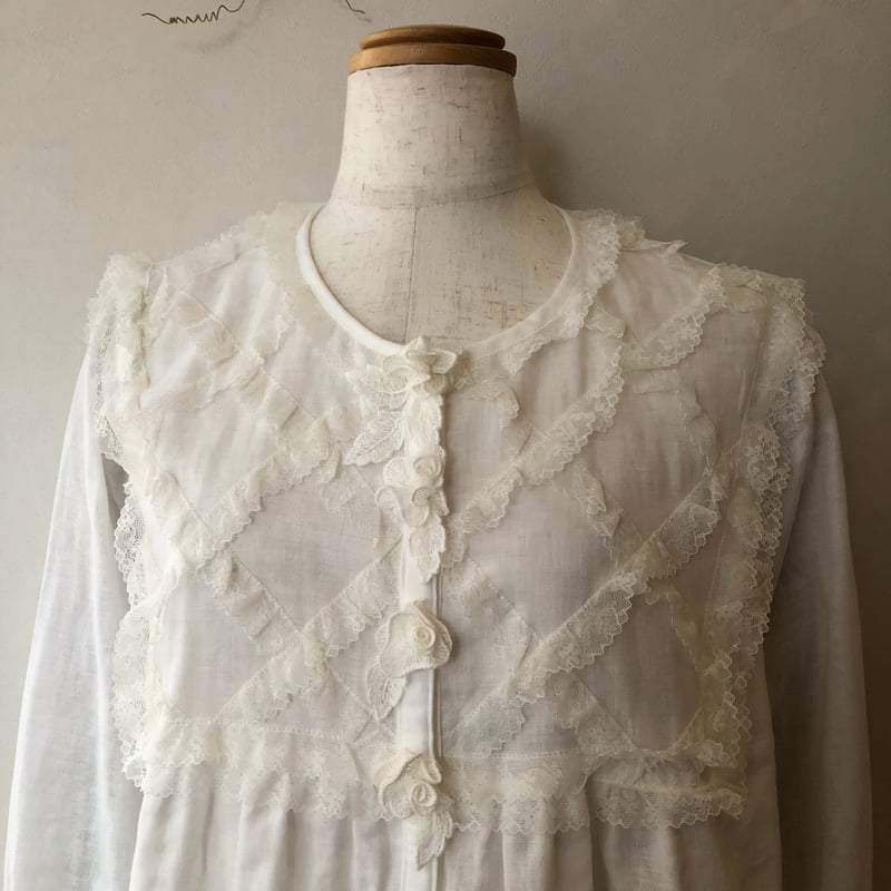 ヒスクローネ ダブルガーゼネグリジェ(フリーサイズ) | さえら