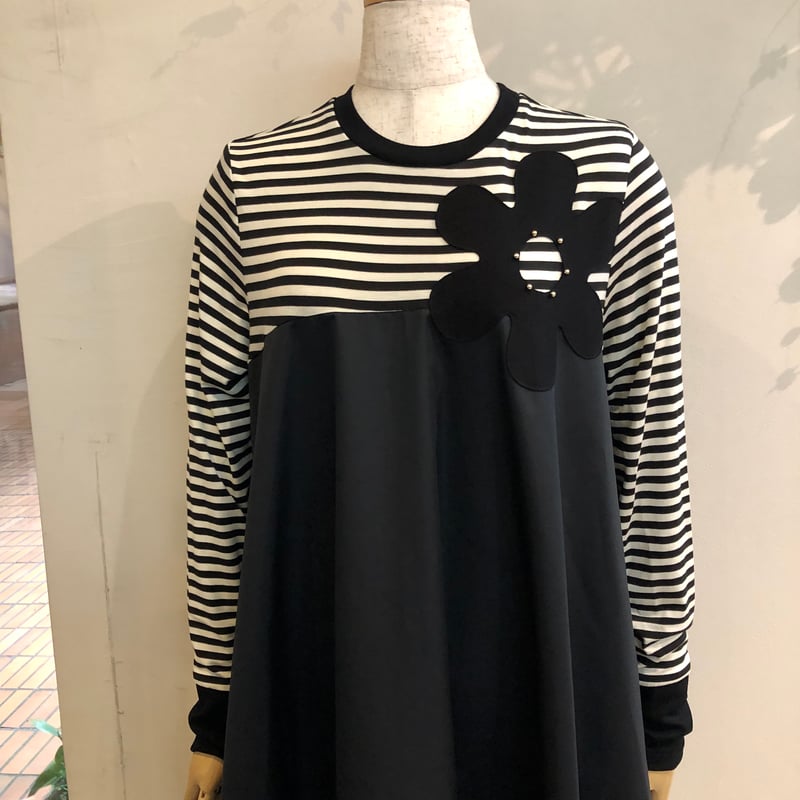 お値下げ!!ポテチーノグループ、ベルパチのワンピースです。黒で