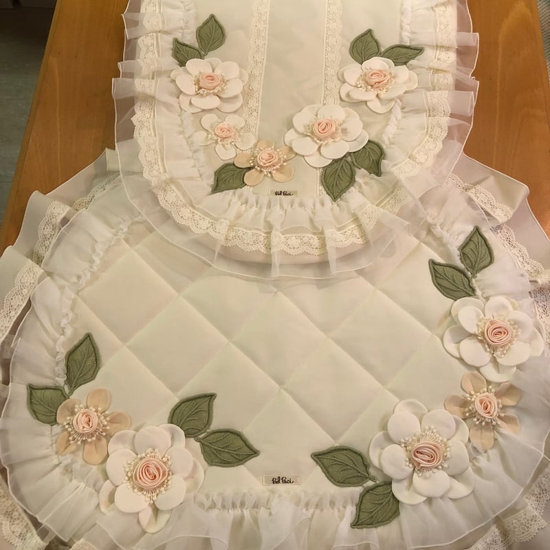 ベルパーチ トイレセット(蓋カバー+マット) | さえら POTECHINO