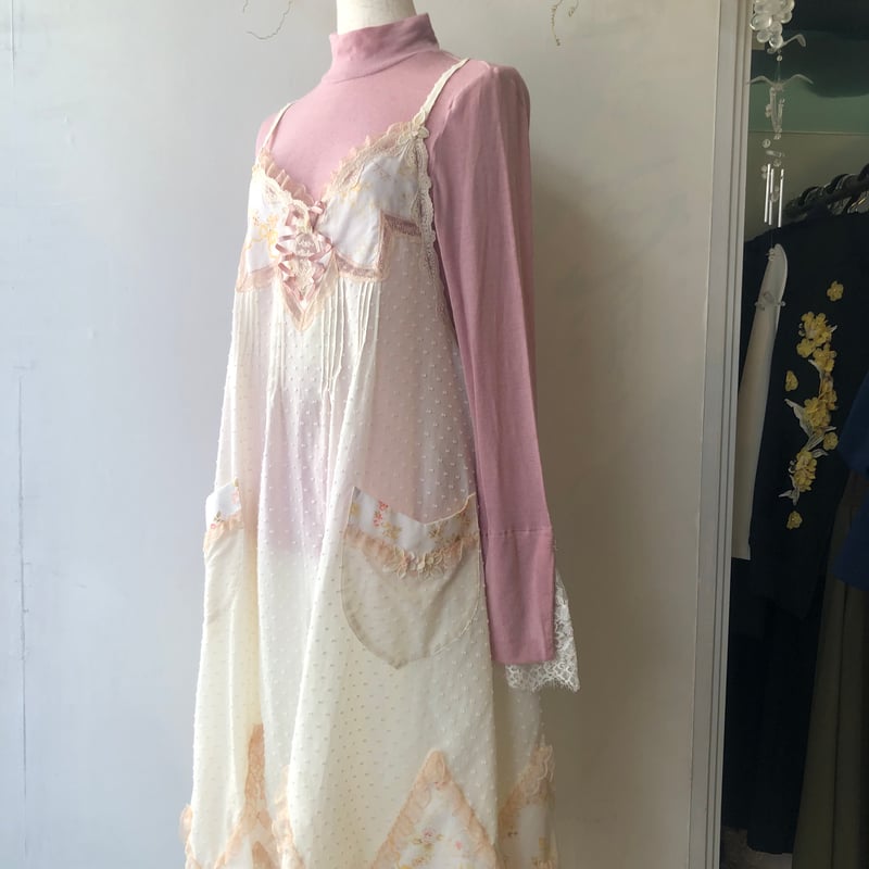 さえら★アキアカネ★プリントロングかっぽうエプロン さえら☆アキアカネ☆プリントロングかっぽうエプロン さえら