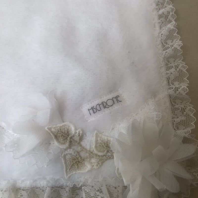 さえら＊HISCHRONE＊ヒスクローネ＊レース×タオル ハンカチ4枚組＊ハート さえら＊HISCHRONE＊ヒスクローネ＊レース×タオル ハンカチ4枚組