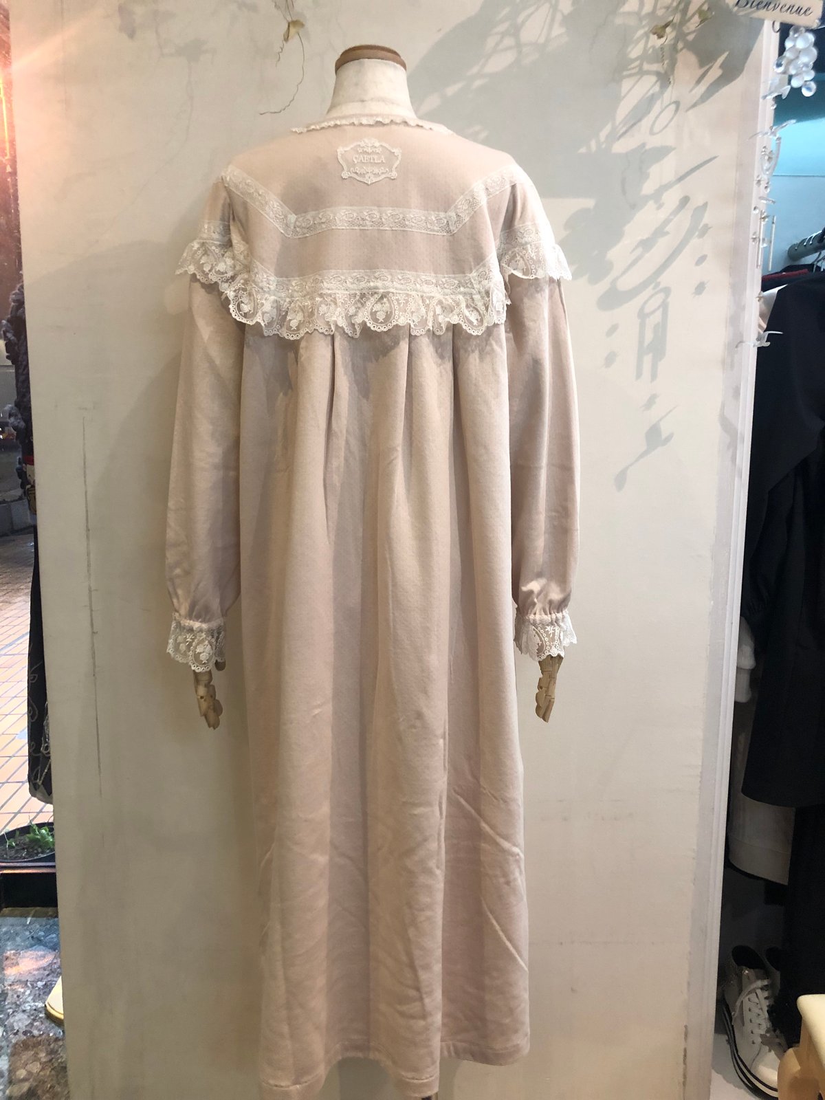 pinkさん専用さえら　ヒスクローネ　ネグリジェ さえら 接結ニットネグリジェ3サイズ(ピンク) | さえら POTECHINO