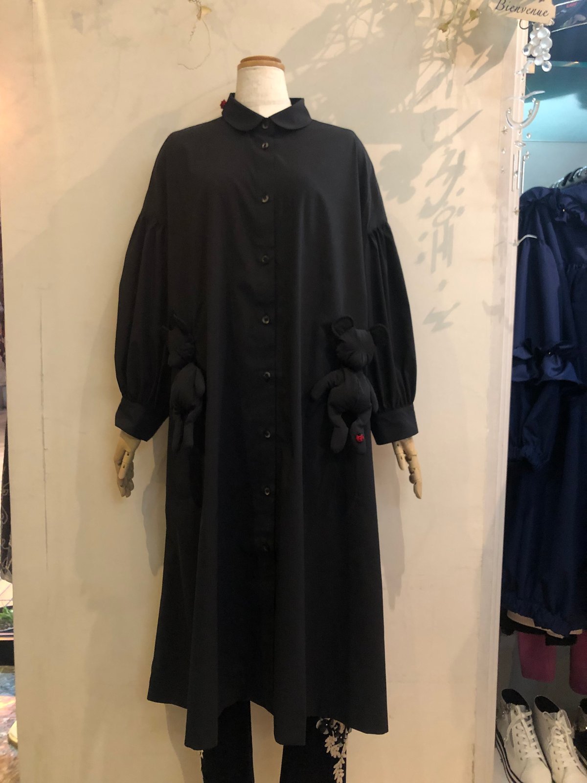 ポテチーノ コート ポテチーノ コートワンピース フリーサイズ(黒) | さえら POTECHINO