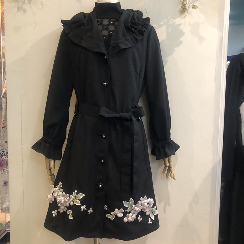 potechino さえら アキアカネ トレンチコート リボン potechino さえら アキアカネ トレンチコート リボン 【公式通販】