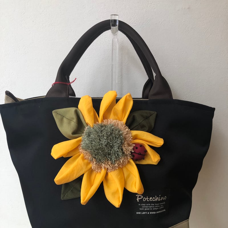 ポテチーノ ガーベラバッグ(黒) | さえら POTECHINO マリーアン金沢