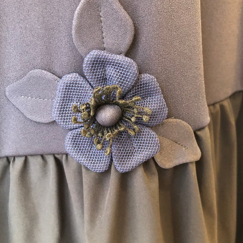 サイズ3ベルパーチお花ビスコースレーヨンニットコート べルパーチ