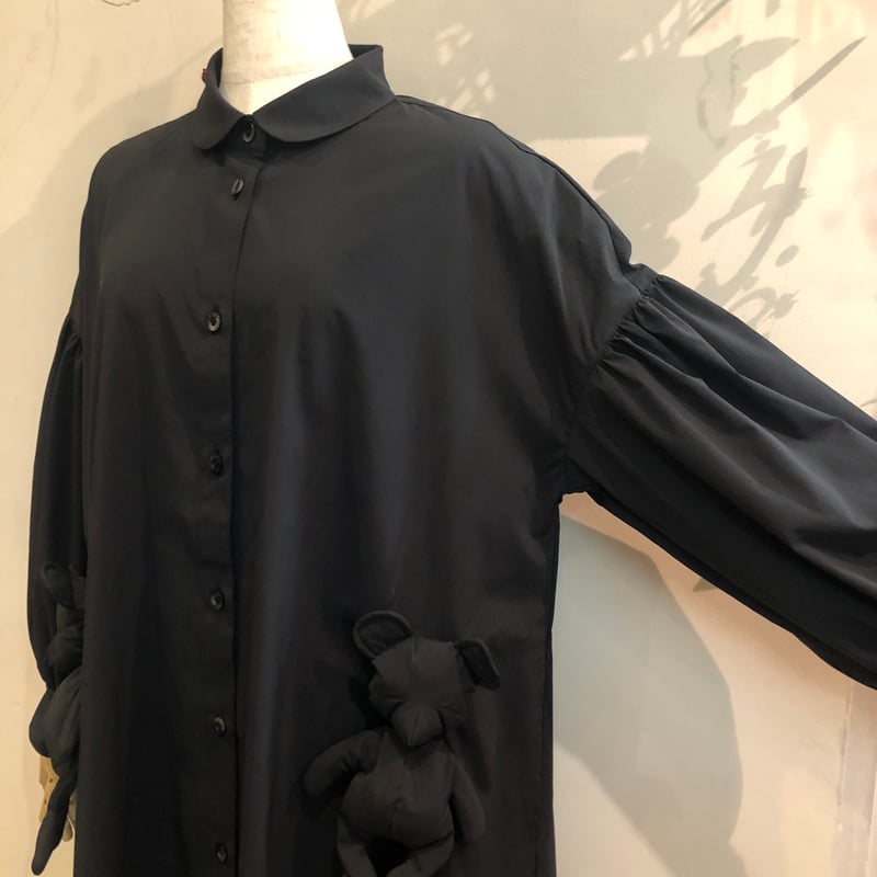 ポテチーノ コートワンピース フリーサイズ(黒) | さえら POTECHINO