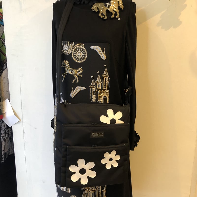 ★美品★POTECHINO★ポテネッタ★三段ショルダーバッグ★ ポテチーノ ポテネッタのお花の三段ポシェット | さえら POTECHINO