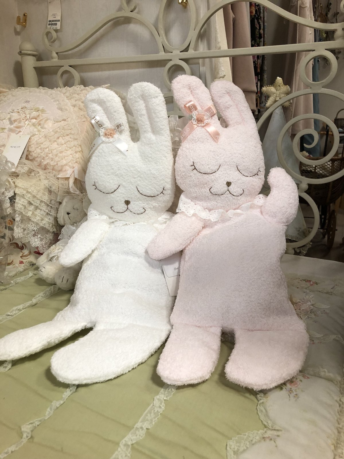 YUNNYSLEEP ウサギ型ベビー寝具 白　美品 ユニースリープ ウサギ型ベビー枕 ホワイト 冷感カバー仕様 ユニー