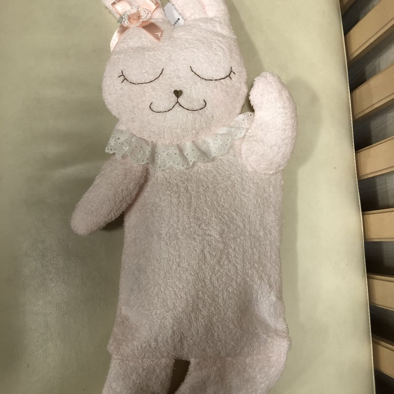 汎用うさぎ　ベビー BIG 【XL】サイズ 汎用うさぎ 餌付けぬいぐるみ 2種セット 白