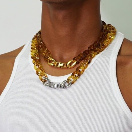 Henny honey  /  Silver Clasp
