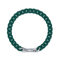 Matte Moss / Silver Clasp
