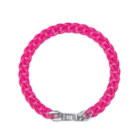 Pink Lady  / Sliver Clasp