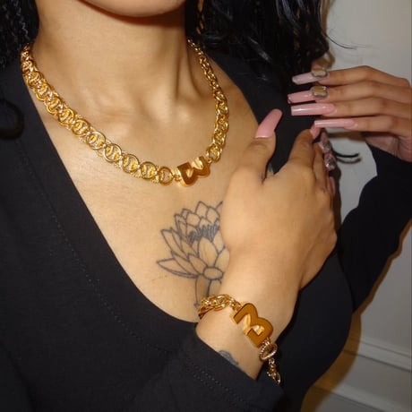 001-A BLINK Initial Bracelet