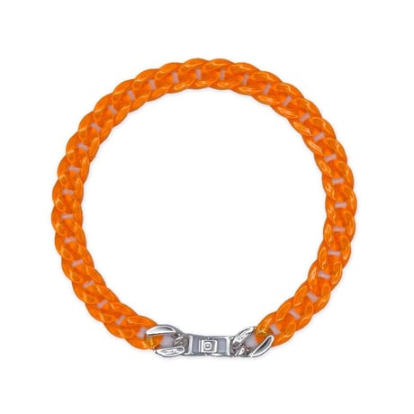 Campari Orange / Sliver Clasp