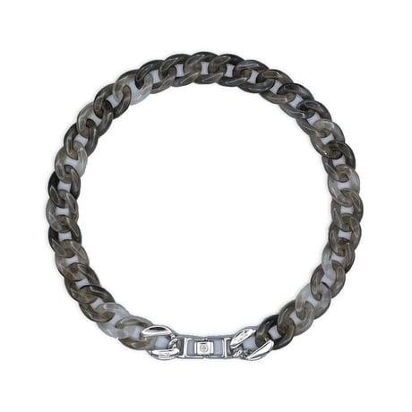 Shadow / Silver Clasp