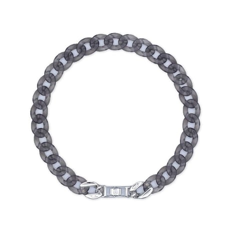 Matt Clear Black / Sliver Clasp