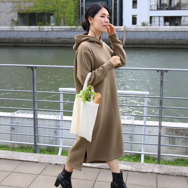 インゲホルグ★カーキ色ぱーカーワンピース パーカーワンピース <Brown> | 公式サイト｜CHILLCRIB & 1mile