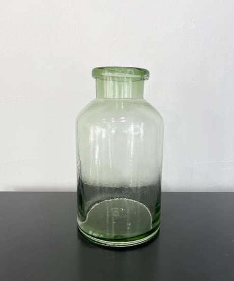 【Vase】ガラス花器φ10cm　大きめサイズ