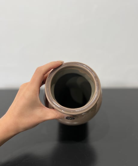 【Vase】陶器デザイン花器φ9.5cm