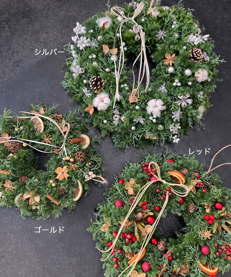 3.ポポラスベリー丸リース Christmas】リースLサイズ | Loop.
