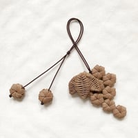国産 山葡萄 バッグチャーム（ぶどう）【受注製作】