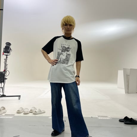 MEMEラグランTシャツ