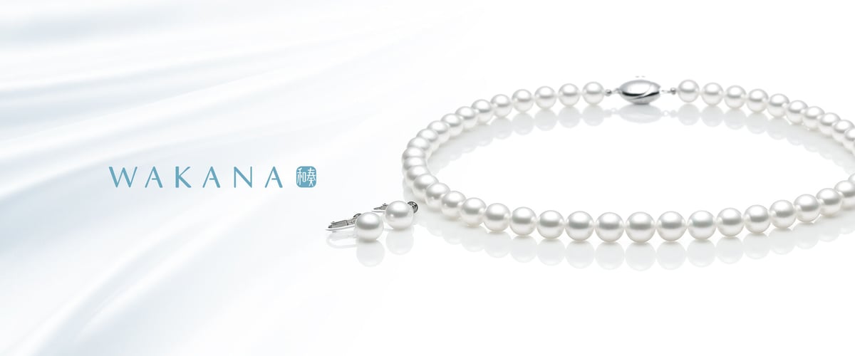 アコヤ真珠 ネックレス パール イヤリング付き ホワイト 10.5-11.5mm 7.5-8.0mm 【WAKANA】アコヤ真珠ネックレス＆イヤリング2点セット