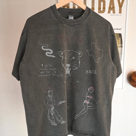 UnisonSpecial GIANT Tube PG Print S/S TEE(TEXAS)