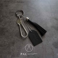 KEY RING TASSEL-L / BLACK