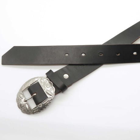 BELT CHROMEXCEL "WESTERN" / BLACK