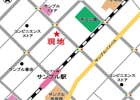 地図・案内図 作成