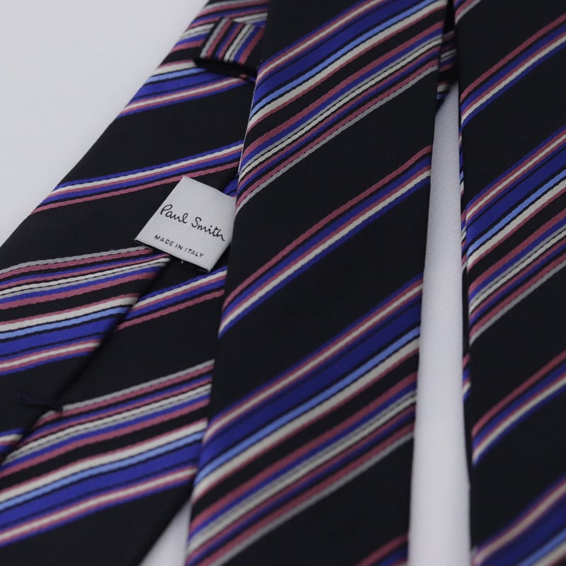 Paul Smith ネクタイ レジメントストライプ | Rose Tailor's STORE