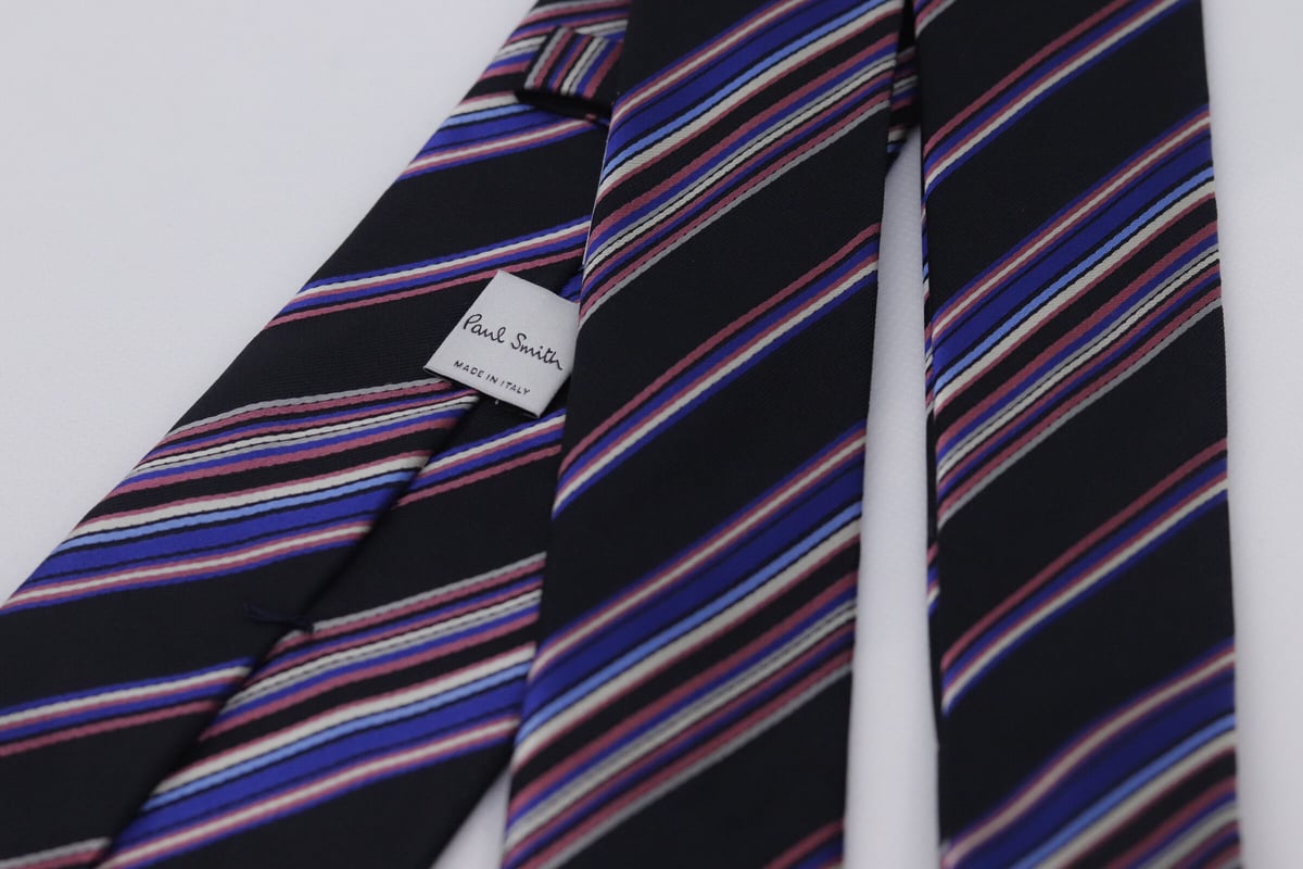 Paul Smith ネクタイ レジメントストライプ | Rose Tailor's STORE