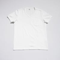 天竺綿　T-Shirt White